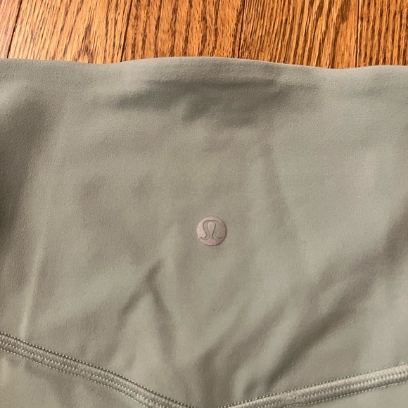 LULULEMON ALIGN HIGH RISE MINI FLARE LIGHT SAGE PANTS SIZE 4 - Picture 7 of 9